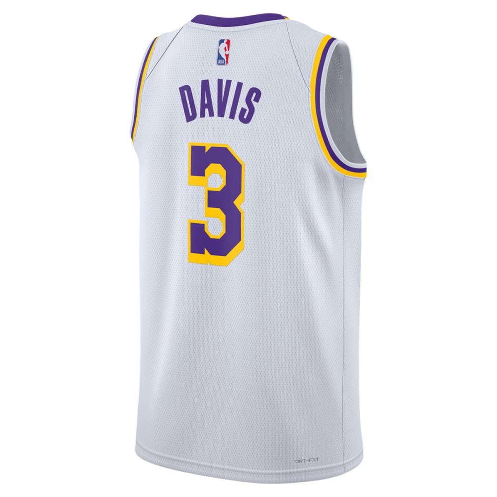 Anthony Davis Los Angeles Lakers Unisex 2022/23 Swingman Jersey - Icon Edition - White-Pro Kit Vault | Brand New 26/27 Sports Jerseys